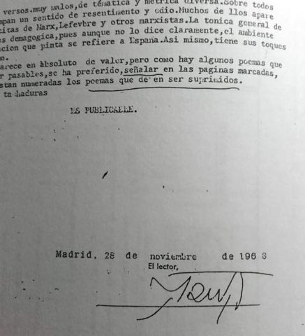 Acta lector "don 29".