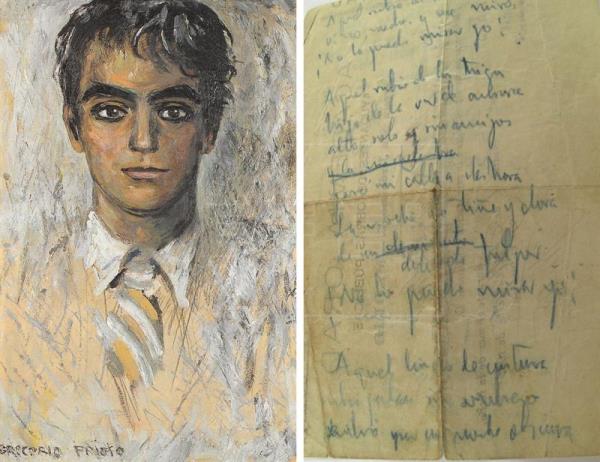 Fotografía facilitada por el archivo de Manuel Francisco Reina de "El romance de Juan Ramírez de Lucas (el rubio de Albacete)" en el papel original. EFE