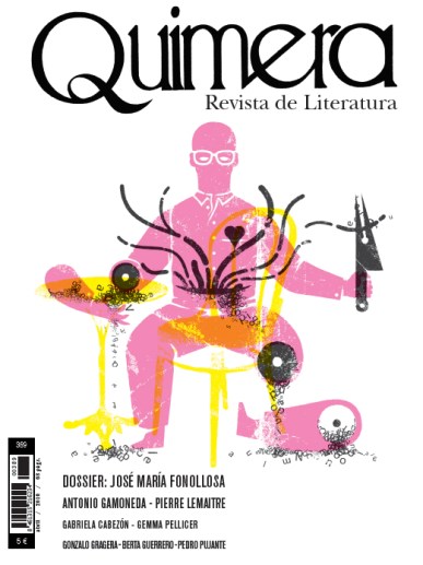 Portada del nº 389 de la revista Quimera (abril 2016).